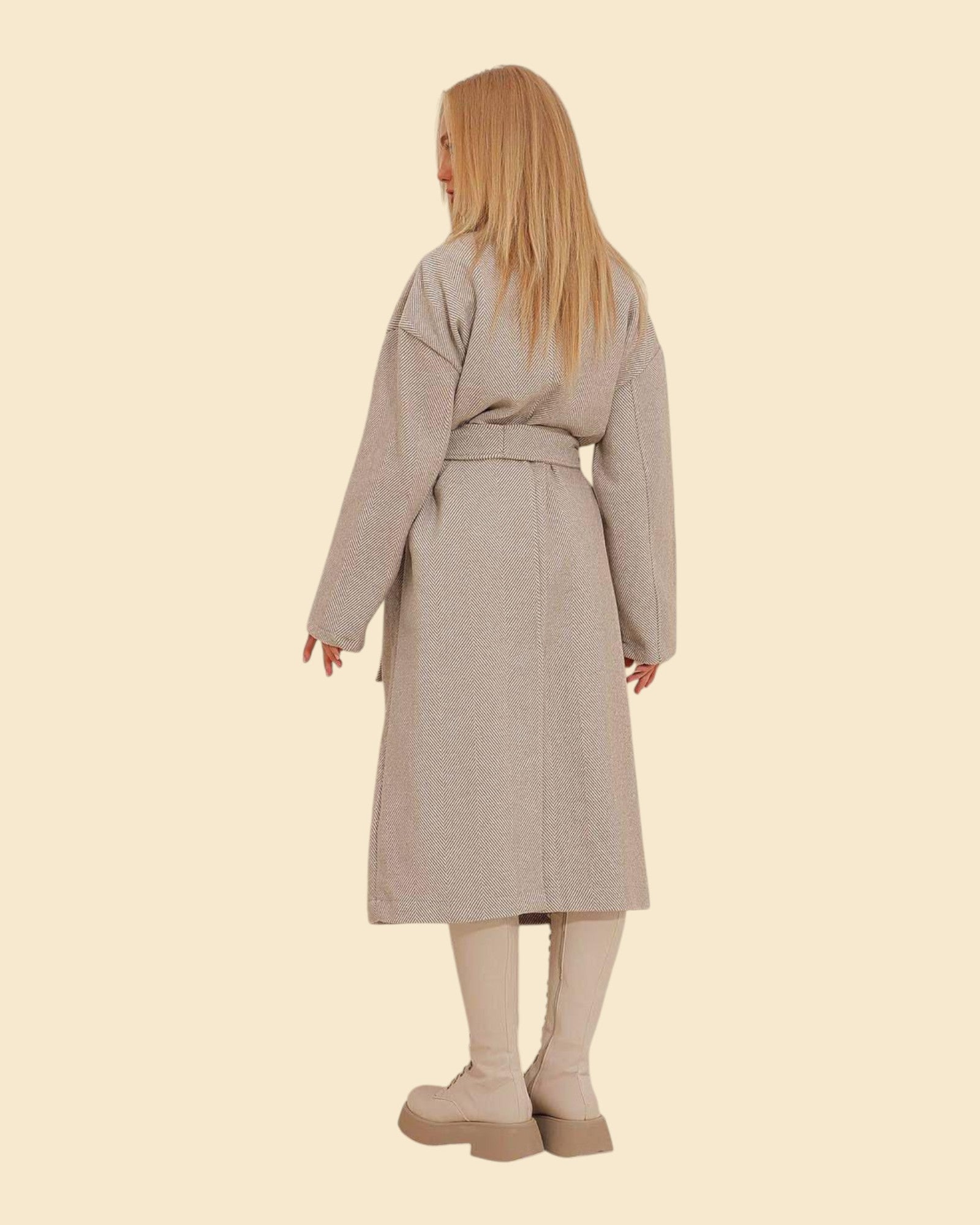 The Longline Tie-Waist Coat