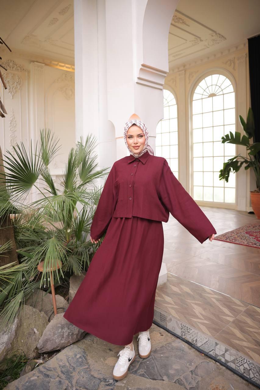 Monochrome Co-ord Skirt Set