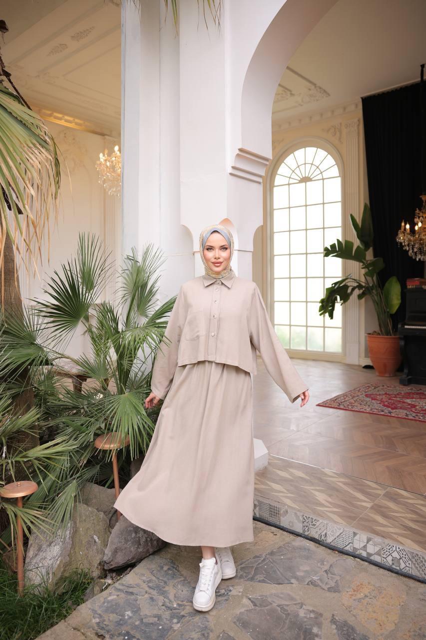 Monochrome Co-ord Skirt Set