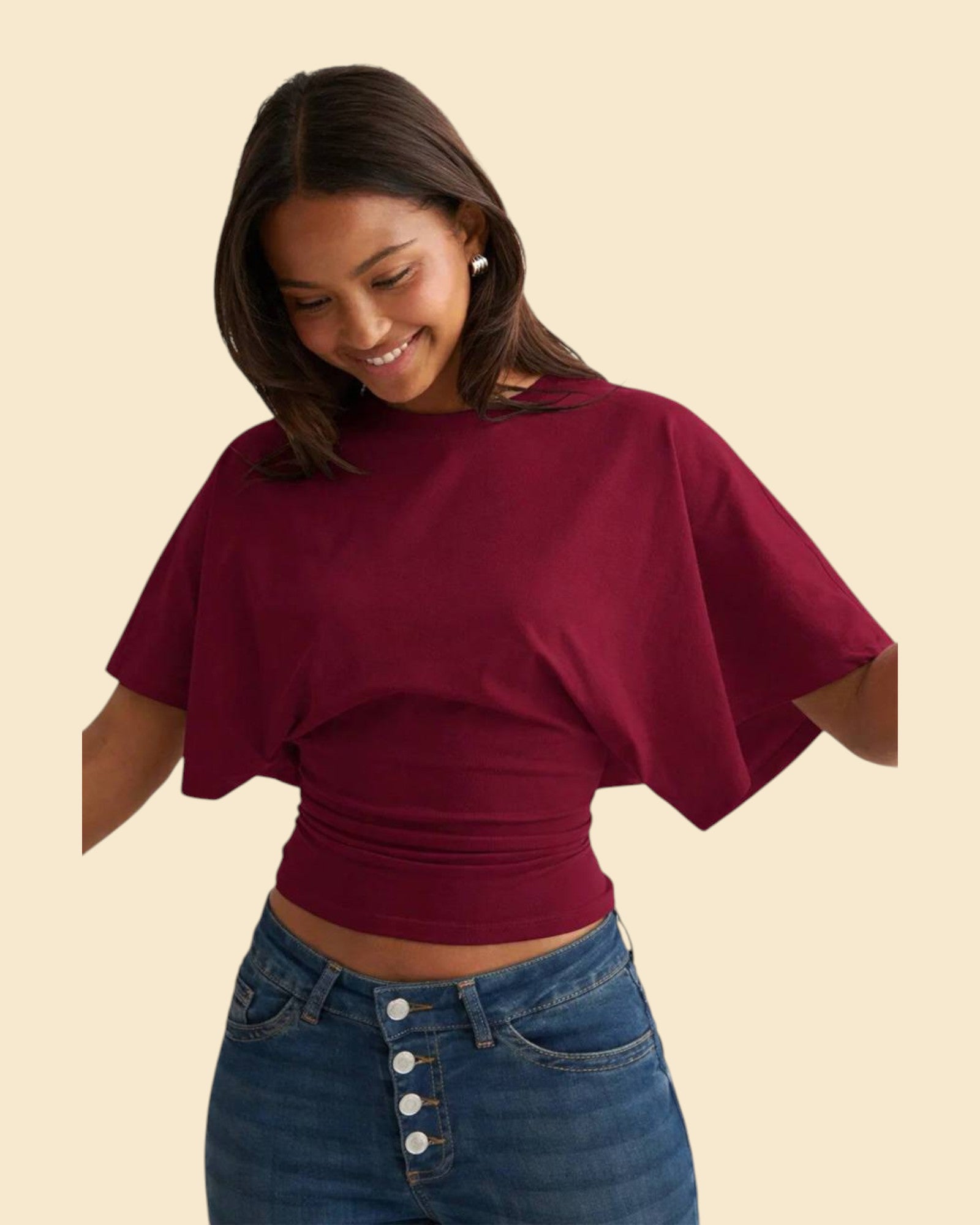 Wrap Waist Top