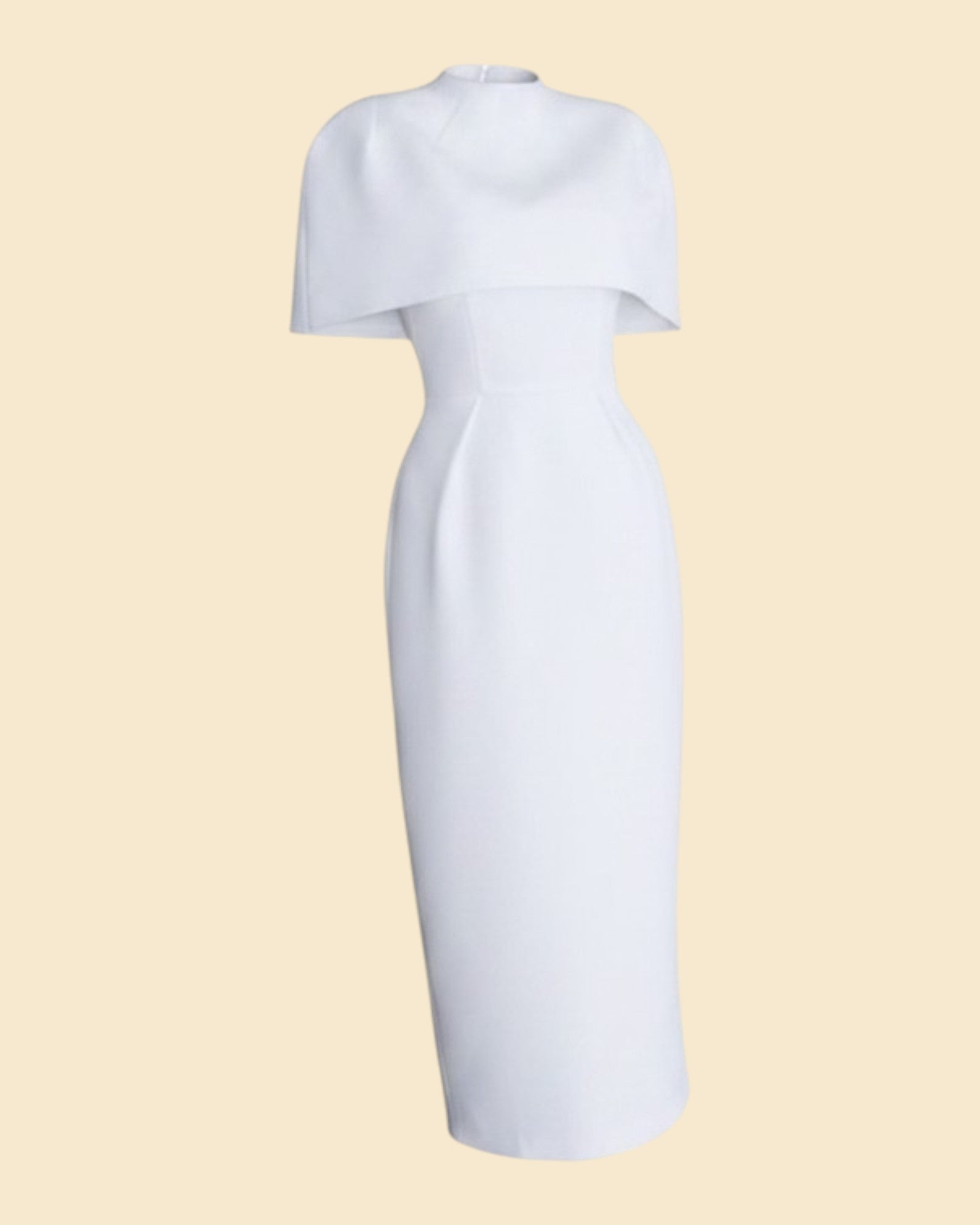 Structured Cape Dress