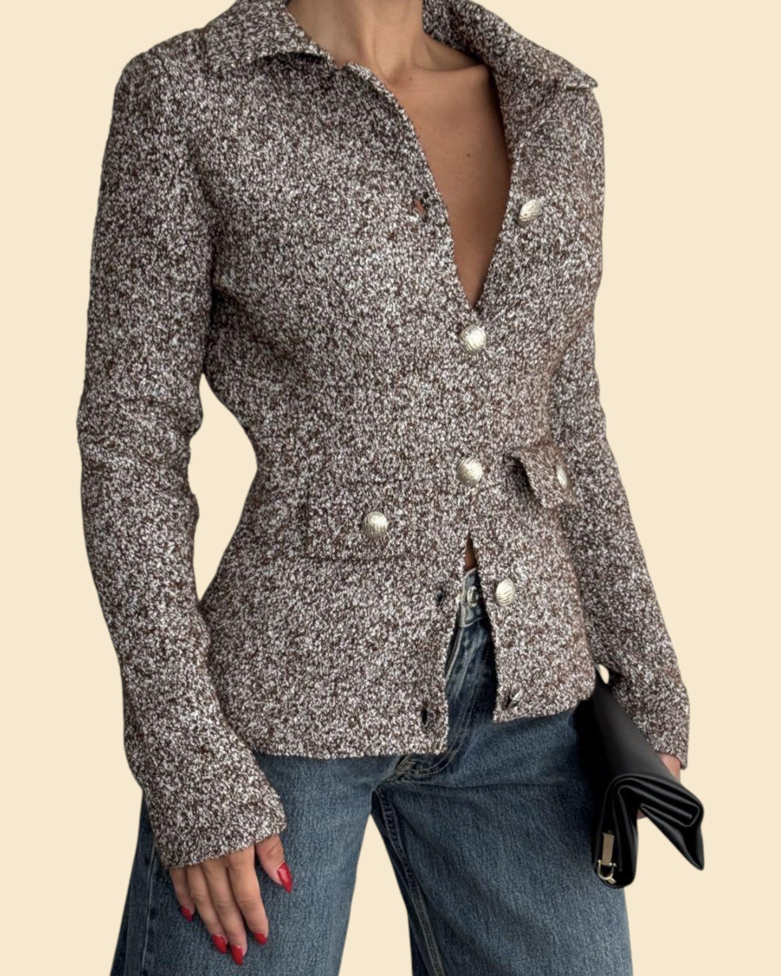 The Knit Button-Up