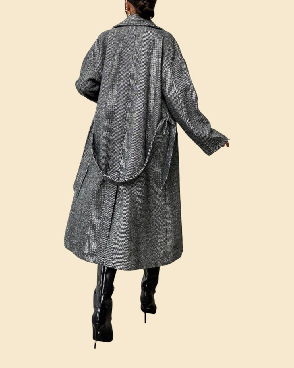 The Longline Tie-Waist Coat