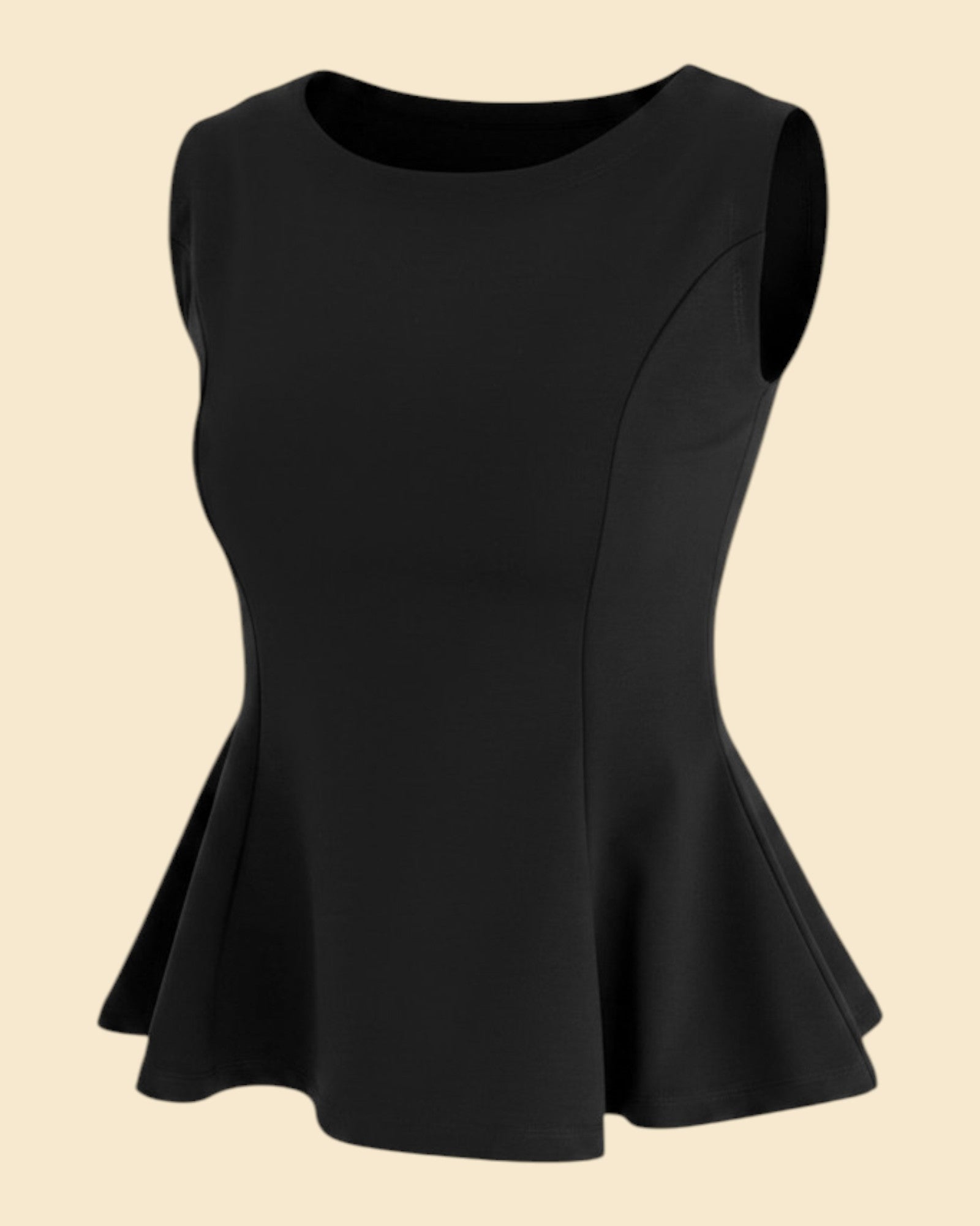 The Sleeveless Peplum Top