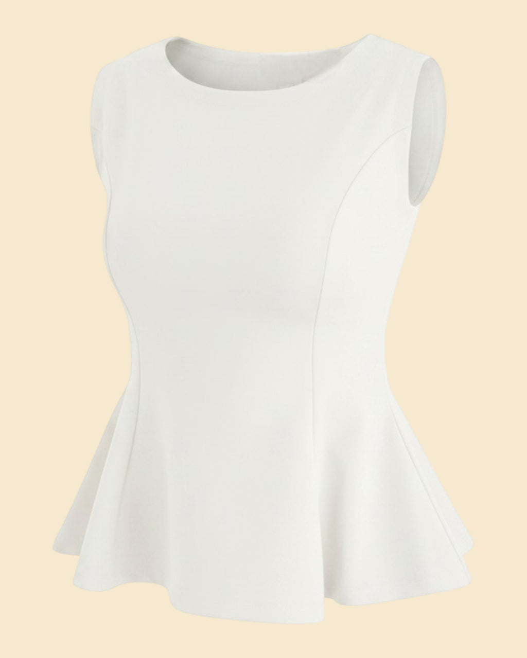 The Sleeveless Peplum Top