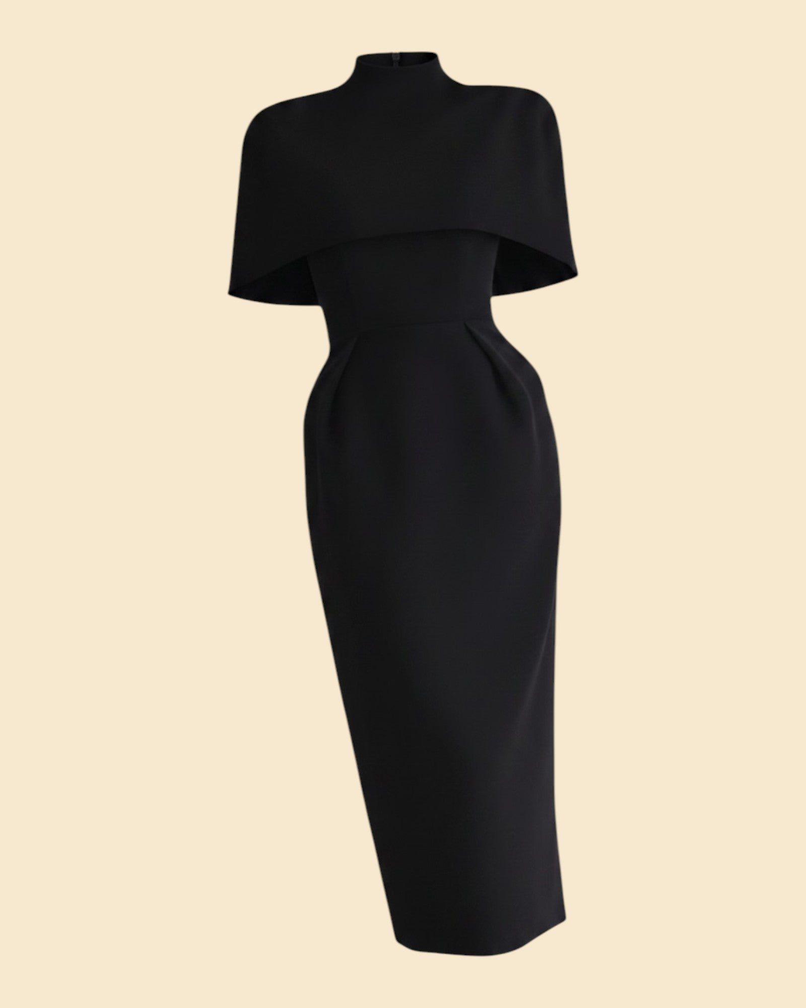 Structured Cape Dress