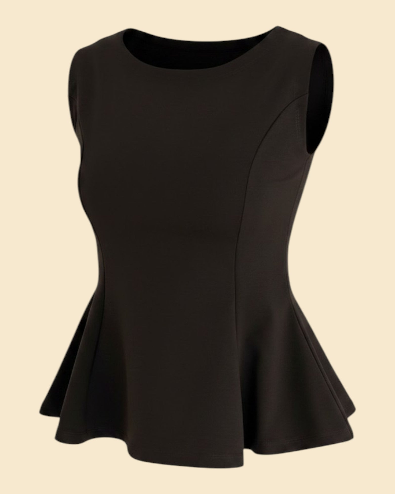 The Sleeveless Peplum Top