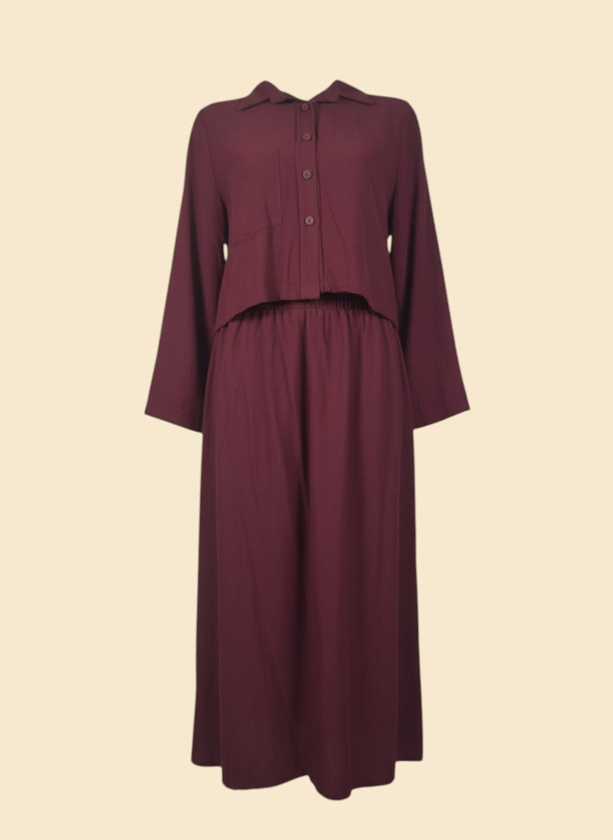 Monochrome Co-ord Skirt Set