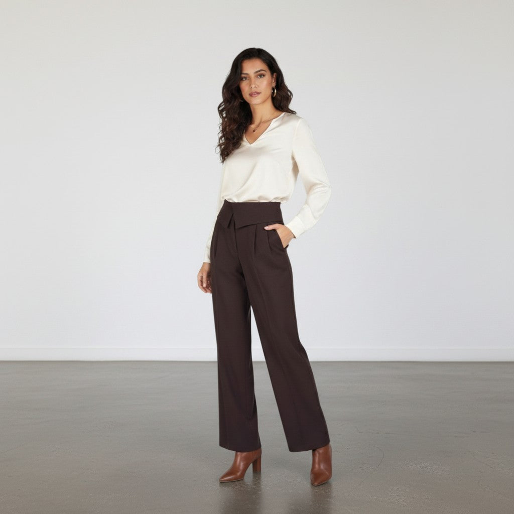 High-Waist  Trousers